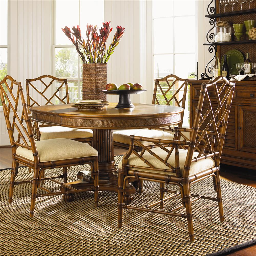 Tommy Bahama Home Island Estate 230495651 Round Cayman Kitchen Table ...